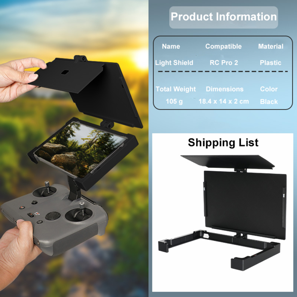 New For RC Pro 2 Sunshade For  - огляд і ціна Drone Sun Shade